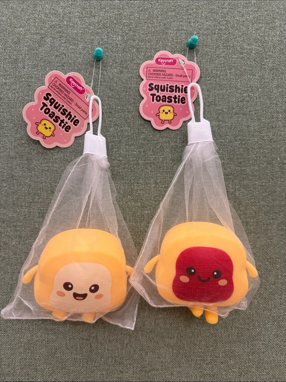 Squishy Toastie Set - Yellow & Cream (squishy’s)
